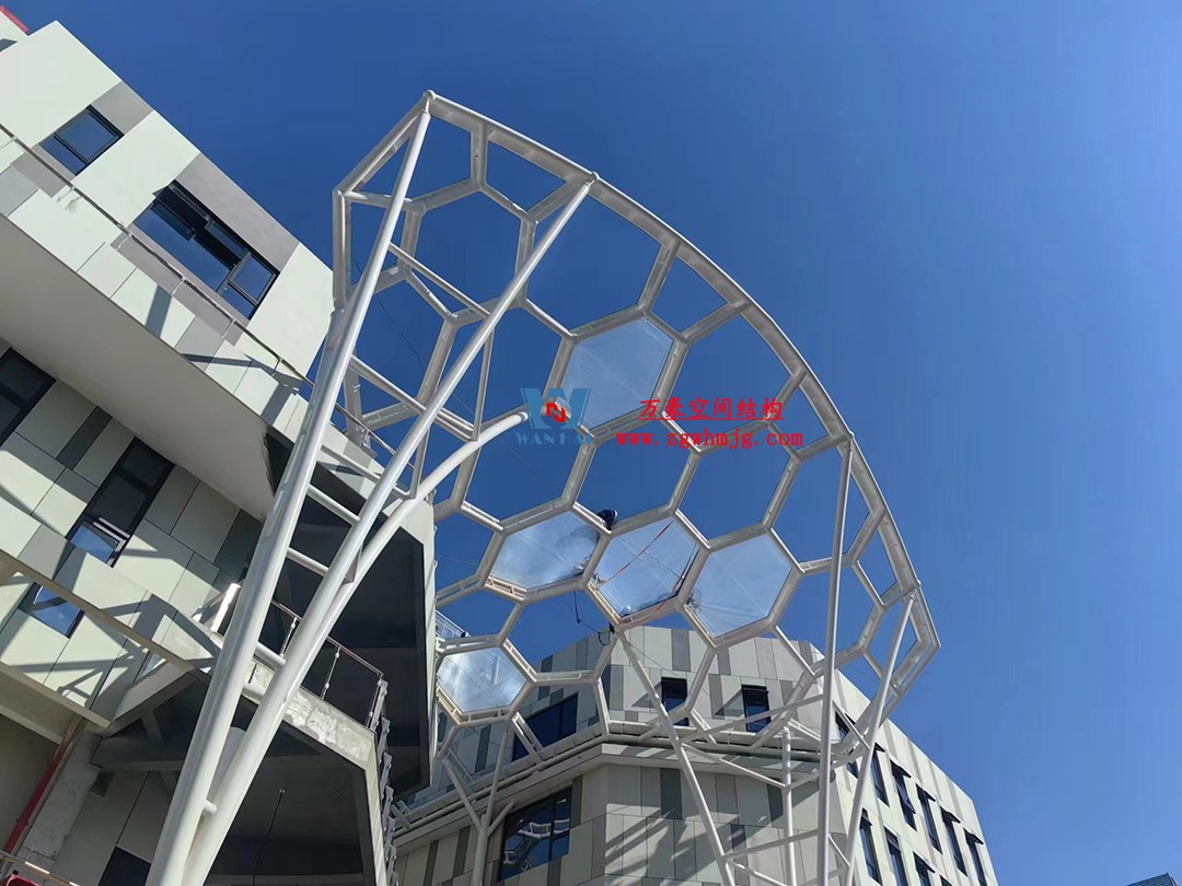 賦含夢幻色彩的商業街膜結構天幕，即將閃亮登場！