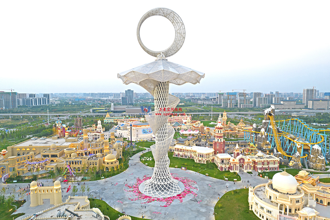 ETFE膜結(jié)構(gòu)地標(biāo)塔—以愛(ài)之名，點(diǎn)亮絲路歡樂(lè)世界