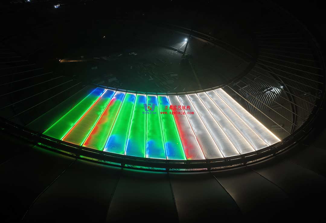 太湖之畔，華燈初上|無錫奧體中心施工加速