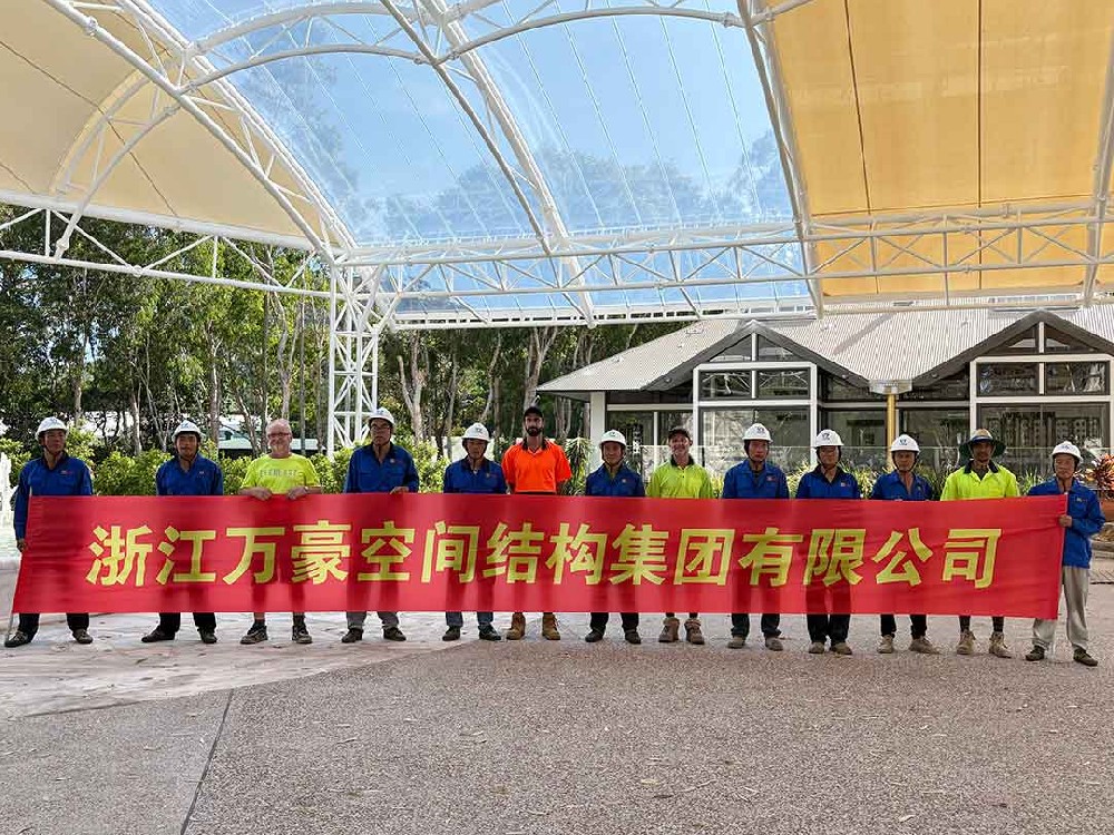 澳大利亞噴泉廣場(chǎng)雙膜天幕驚艷落地，ETFE+PTFE演繹建筑黑科技