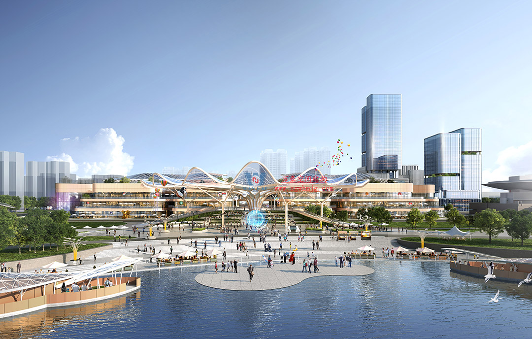 喜報｜浙江萬豪集團成功中標石家莊太平河片區合生匯大型ETFE商業天幕！