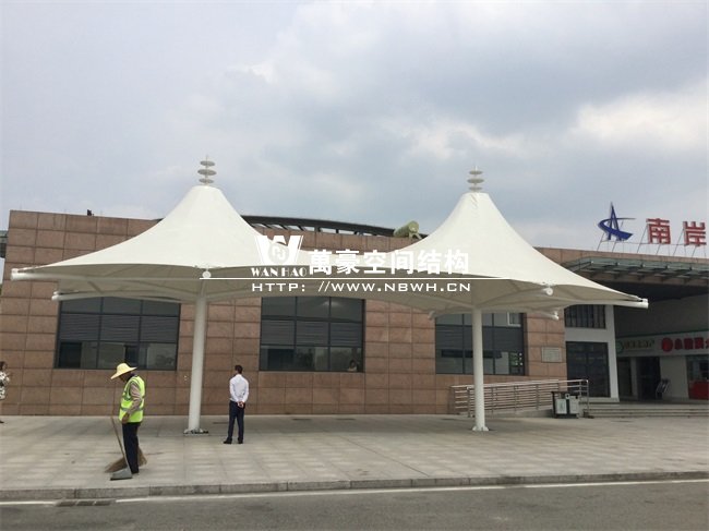 杭州灣跨海大橋南岸服務區景觀棚項